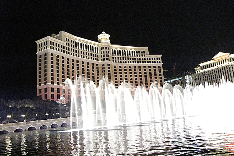 Bellagio Las Vegas water fountain show