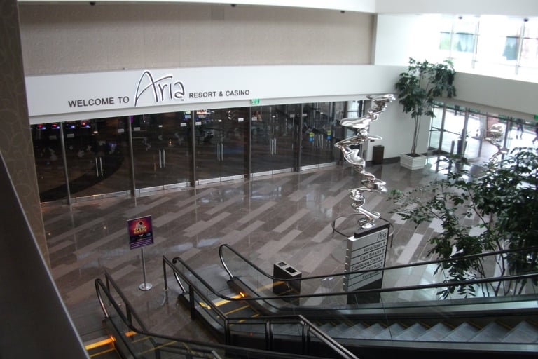 Aria Las Vegas interior in 2011