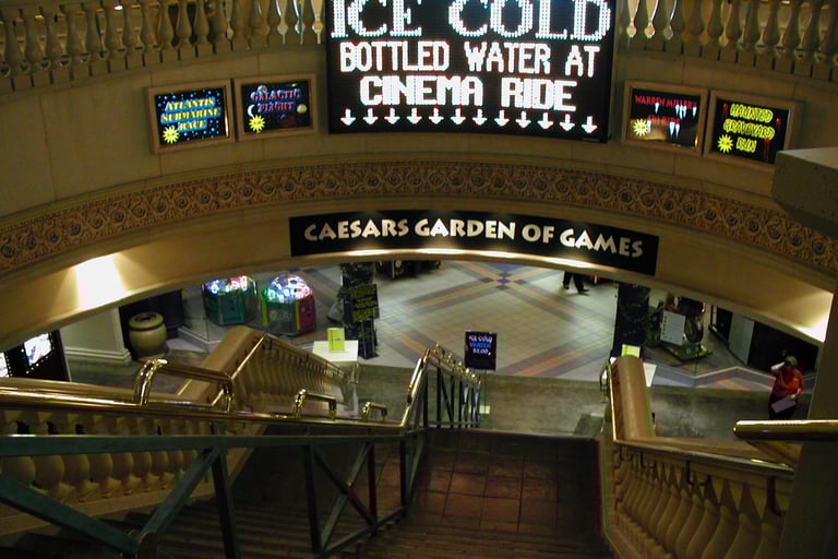 Caesars Palace Las Vegas escalator