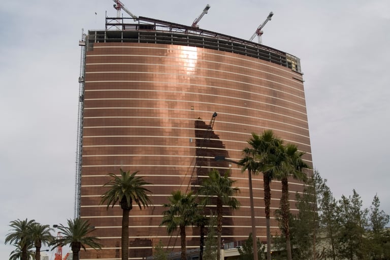 Encore Las Vegas under construction December 2007