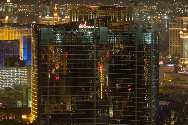 Encore Las Vegas under construction in December 2007