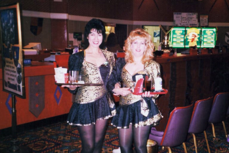 Cocktail waitresses at Excalibur Las Vegas