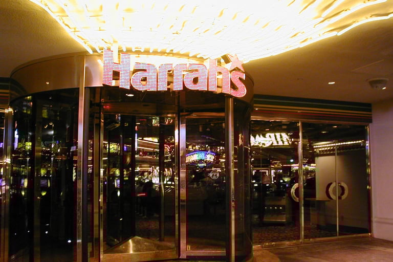 Harrah's Las Vegas casino entrance