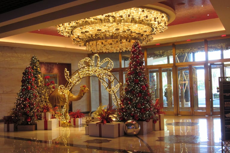 Sahara Las Vegas lobby December 2024