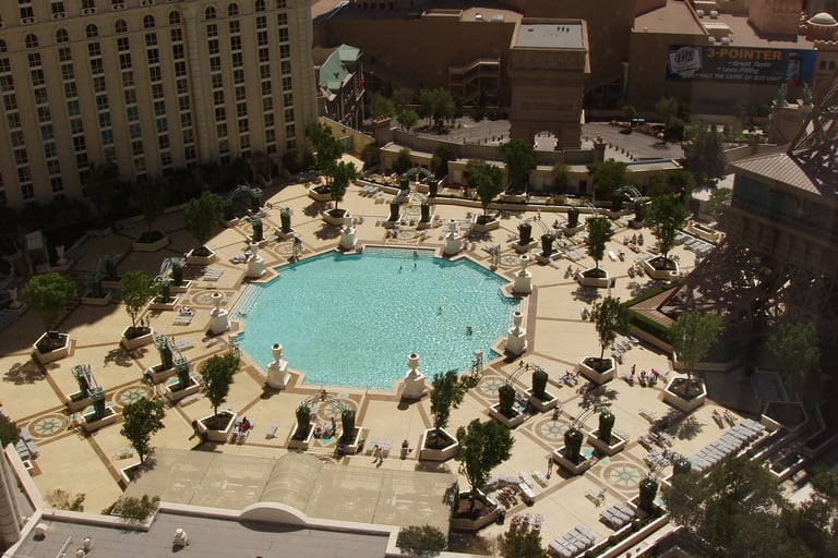 Paris Las Vegas pool
