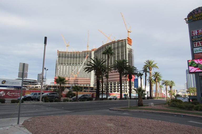 Resorts World Las Vegas under construction