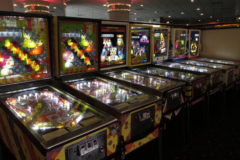 Riviera Las Vegas pinball museum in 2014