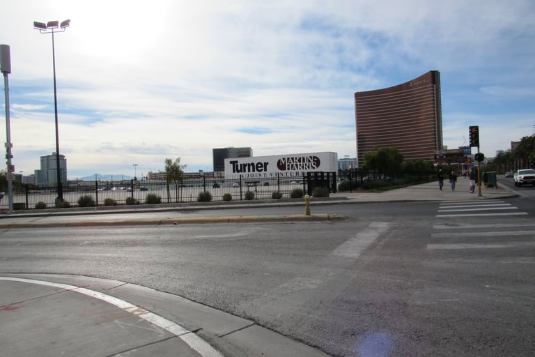 Empty lot where Riviera Las Vegas was