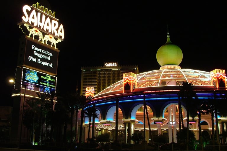 Sahara Las Vegas as it appeared in 2003