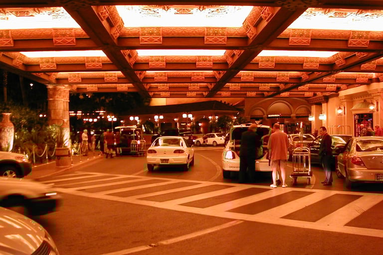 Treasure Island Las Vegas valet parking