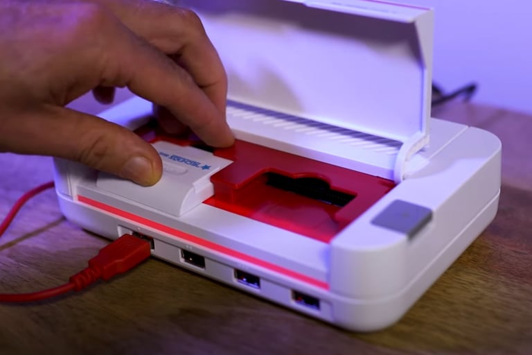 The Evercade VS Double Cartridge Slots!