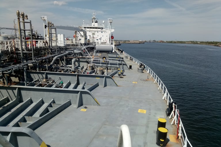 Oil Tanker condition survey at Port of New York