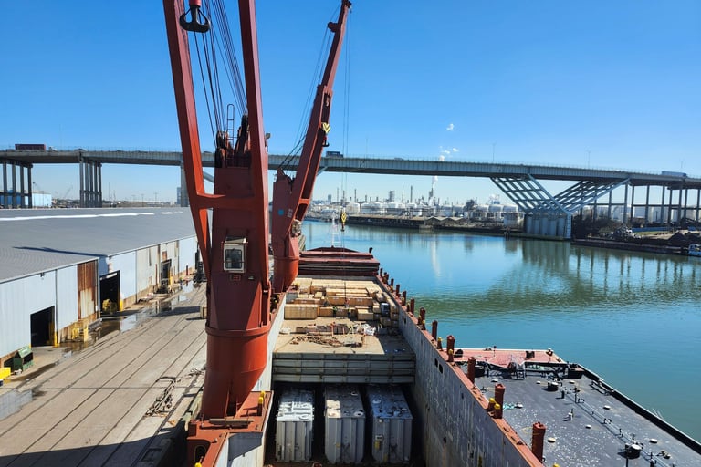 Breakbulk Cargo Survey if Port of Houston