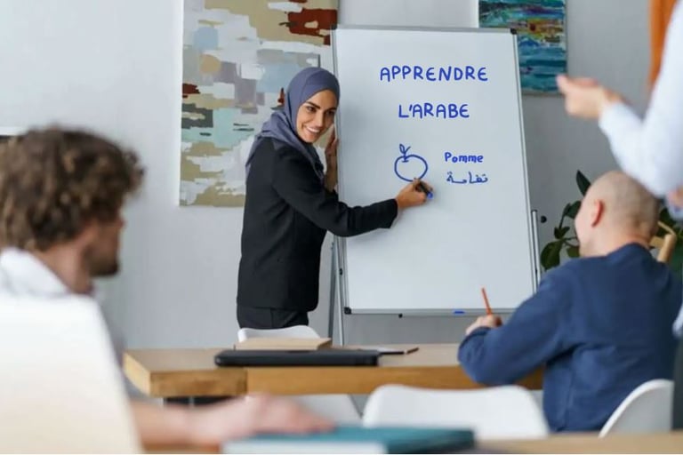 cours langue arabe