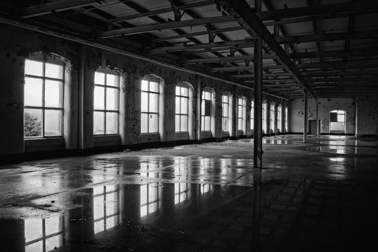 black and white photographs of industrial history at photo dave