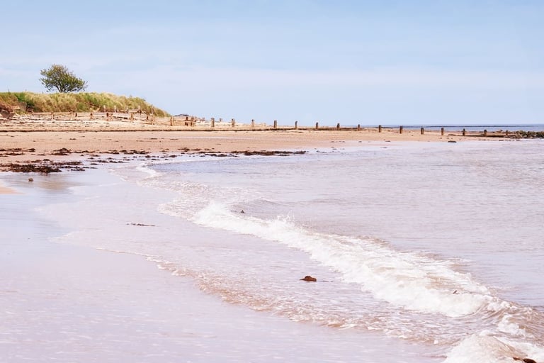 beaches of britain sand and sea at photo dave