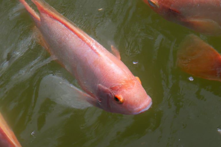 Tilapia rouge élevés au sein de l'association MOBOVOME