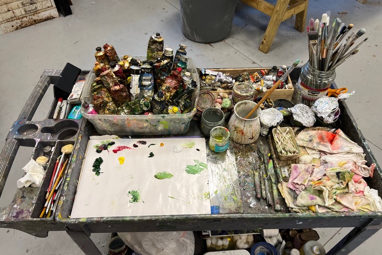 Christine' Knize's Studio Palette