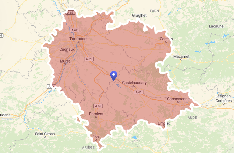 map of the intervention area