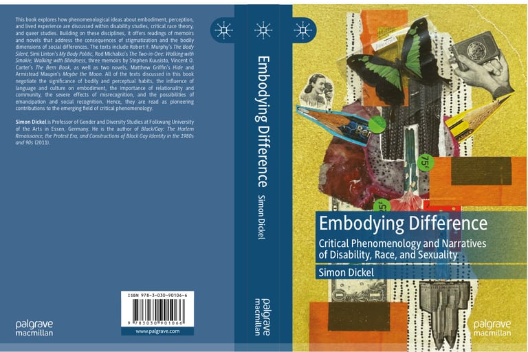book cover collage art
