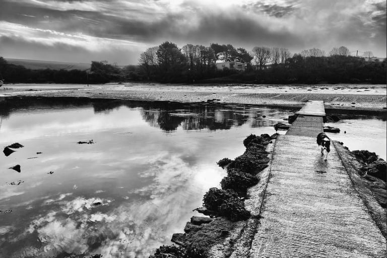 Sandy Haven Footbridge Sunrise