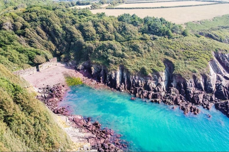 Monk Haven Drone St Ishmael's Pembrokeshire Wales