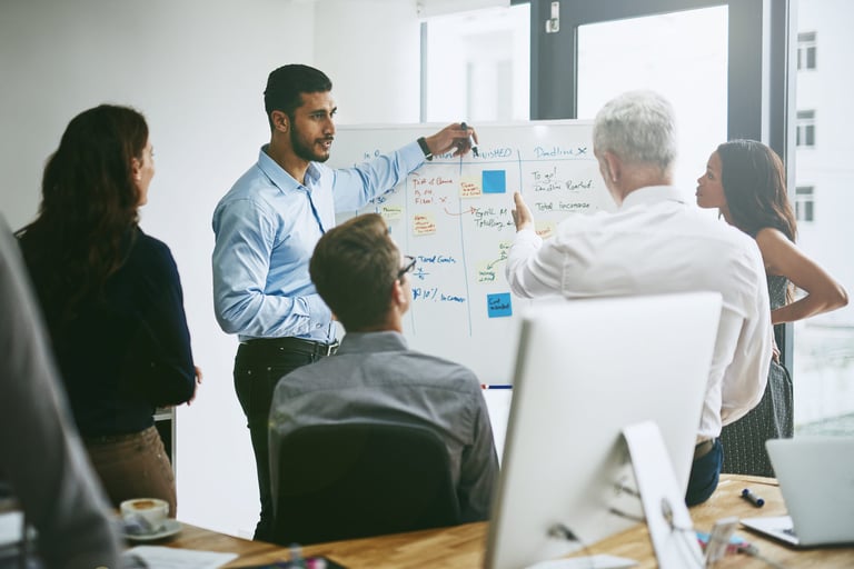 Delivery Lead working with team