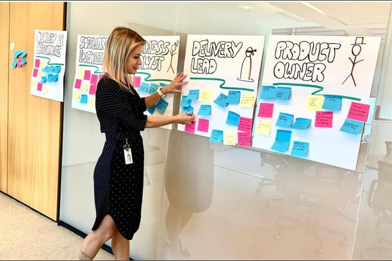 Delivery Lead defining team roles