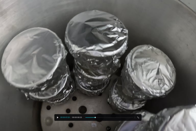 No pour agar jars in a PC