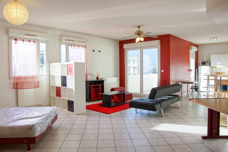 photo immobilière d'annonce de location d'un studio sur dijon