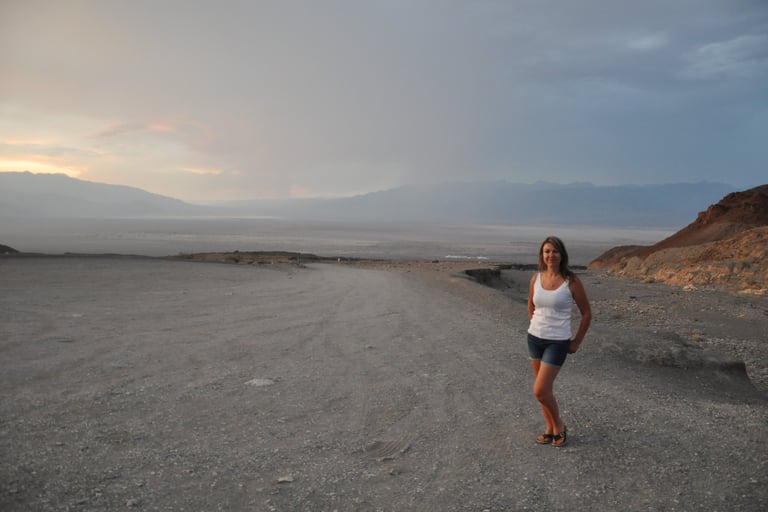 mosaic canyon car park, death Valley
