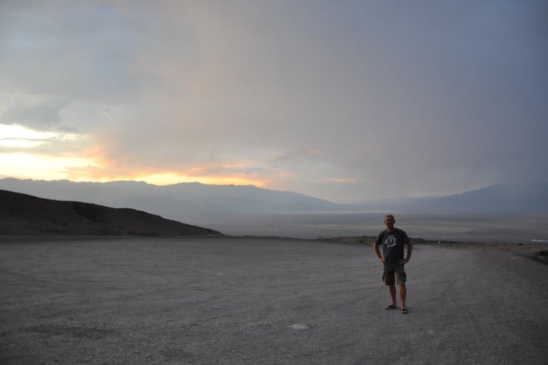 mosaic canyon car park, death Valley