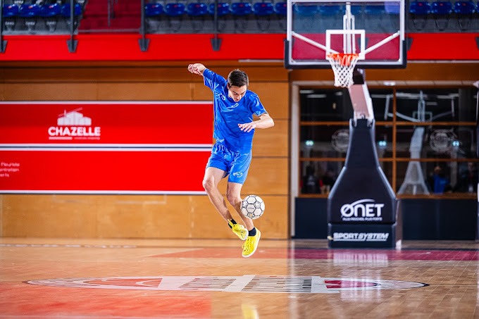 prestation freestyle football basketball