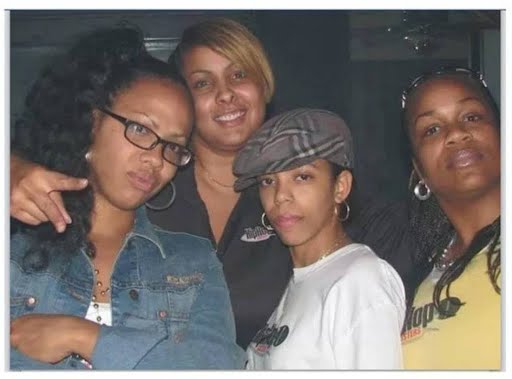 Hip Hop Sisters Founding Board Members at first mtg in ATL : Mecca, Redd, Atlas, Phlaque