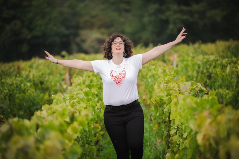 femme kinesiologue dans le beaujolais et les vignes