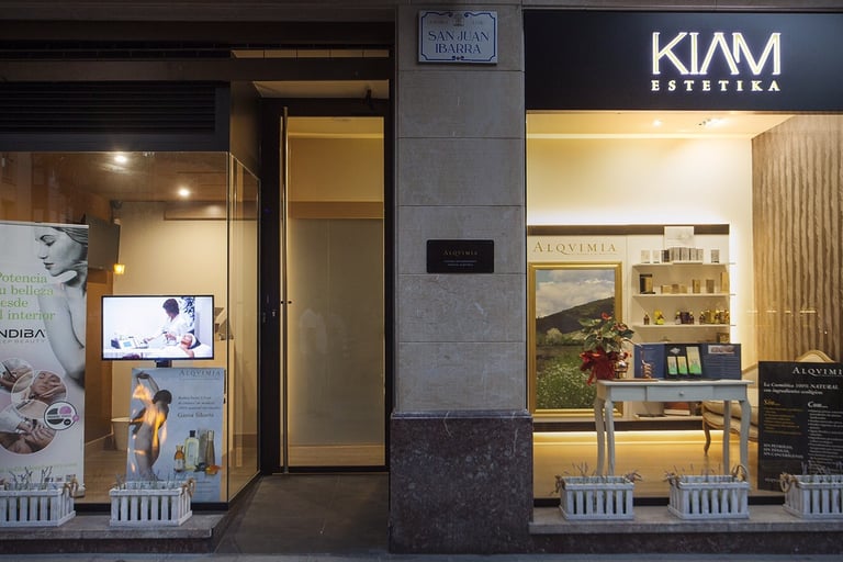 escaparate de Kiam Estetika