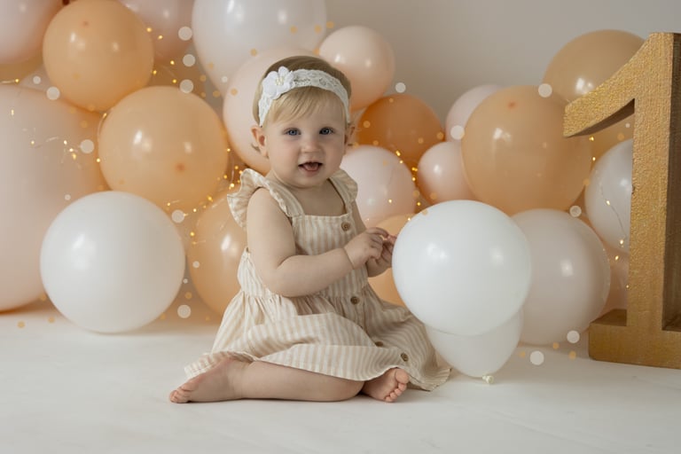 Mein erstes Geburtstag mit smash cake bei SD Fotografie in Juelicj