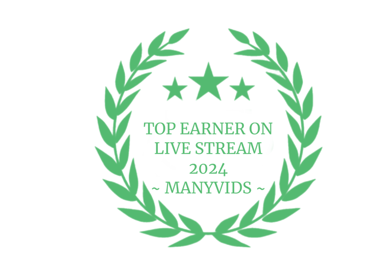 2024 Manyvids Top Earner on Live Stream