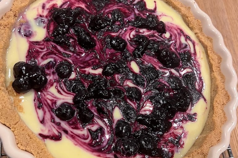 lemon tart with shortbread crust