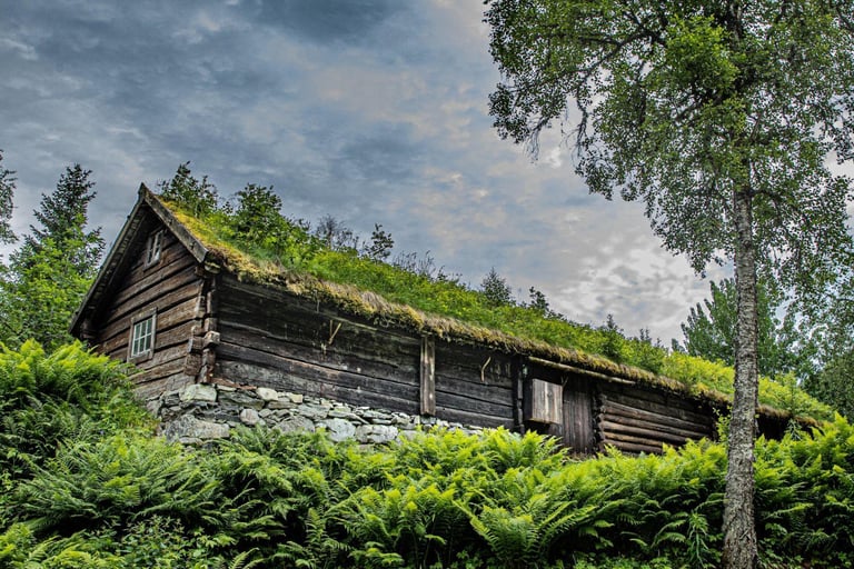 wooden cabin Norway