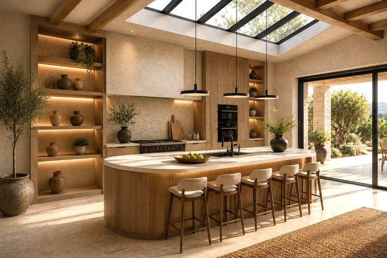 Rénovation haut de gamme d'une villa contemporaine à Genève.