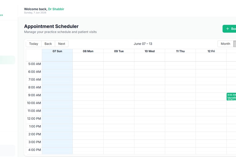 Hijama Practice Management Software