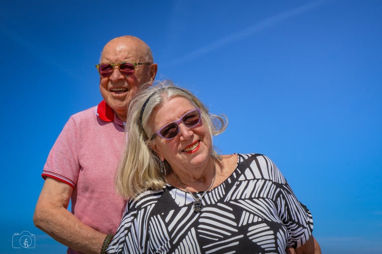 Koppelfotoshoot aan het strand