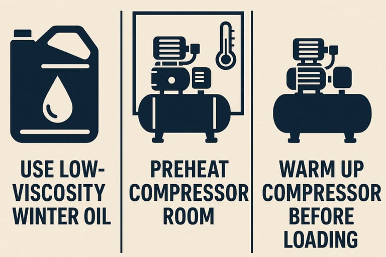 compressor oil thick in winter | Wemano