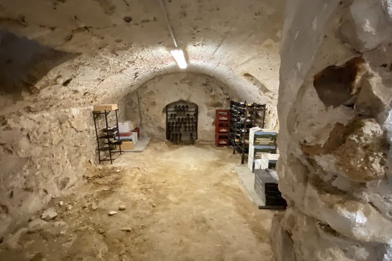 vieillissement optimal dans une cave à vin en calcaire