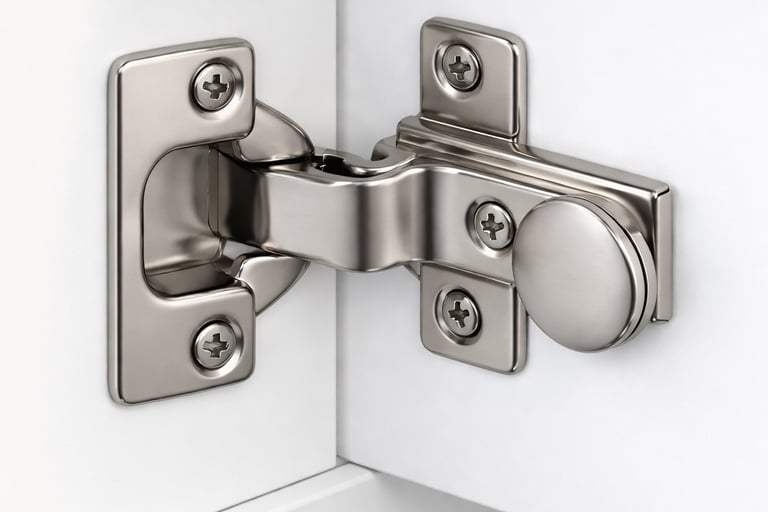 cabinet hinge with cover plate cap