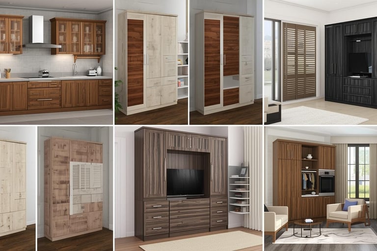 Choosing laminates and hardware based on usage area