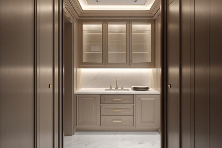 High quality hardware and laminates for premium interiors