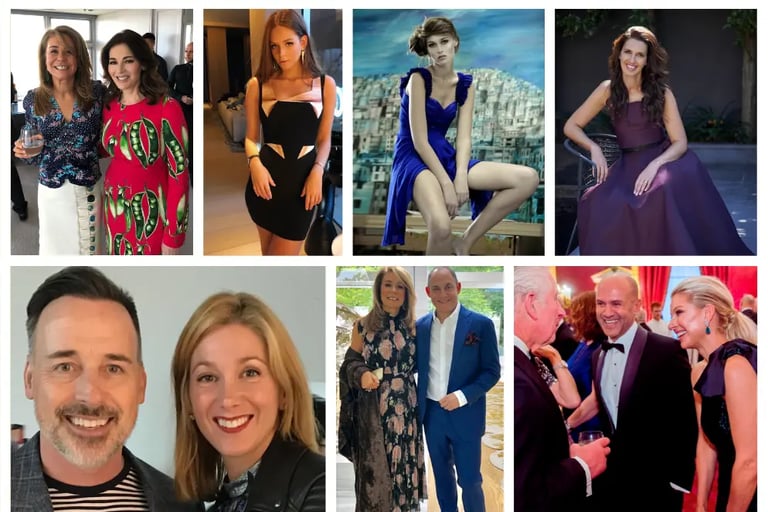 dhm.style fashion events gallery with guests in designer evening wear.