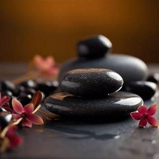 Therapist performing unisex body massage at spa